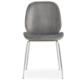 Anika 7pc Dining Set 180cm Table 6 Fabric Chair Grey - Smoke - 45-Degree Angle