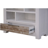 Plumeria Bookshelf 200cm Bookcase Display Unit Solid Acacia Timber Wood - 45-Degree Angle