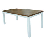 Norah Dining Table 180cm Solid Acacia Wood Home Dinner Furniture - Side View