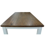 Norah Dining Table 180cm Solid Acacia Wood Home Dinner Furniture - 45-Degree Angle
