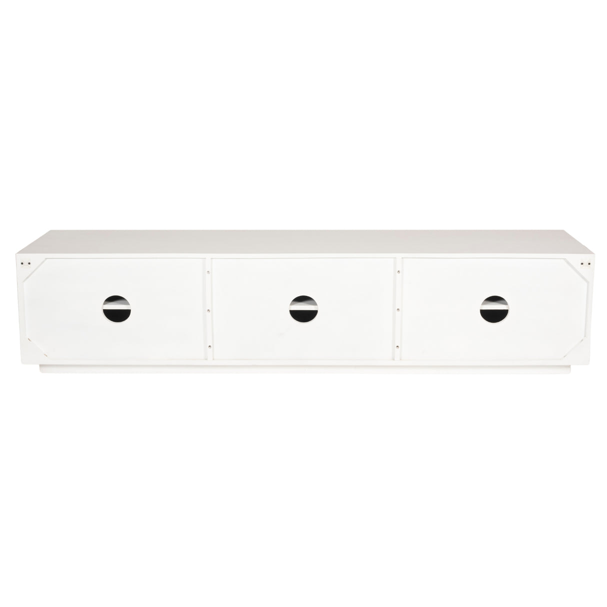 Cyrus ETU Entertainment TV Unit 200cm 3 Door Solid Mango Wood - White