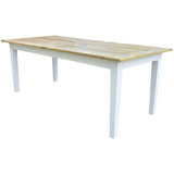 Lavasa Dining Table 210cm Solid Mango Wood French Provincial Farmhouse Furniture - Side View