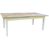 Lavasa Extendable Dining Table 170 - 250cm Mango Wood Modern Farmhouse Furniture - Side View