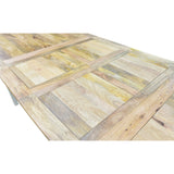 Lavasa Extendable Dining Table 170 - 250cm Mango Wood Modern Farmhouse Furniture - Close-Up Angle