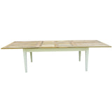Lavasa Extendable Dining Table 210 - 310cm Mango Wood Modern Farmhouse Furniture - Front View