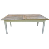 Lavasa Extendable Dining Table 210 - 310cm Mango Wood Modern Farmhouse Furniture - 45-Degree Angle