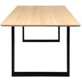 Aconite 7pc 180cm Dining Table Set 6 Cross Back Chair Solid Messmate Timber Wood - Top-Down View