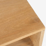 Martina ETU Entertainment TV Unit 175cm Solid Mango Wood Rattan Furniture - Close-Up Angle