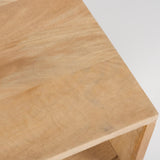 Martina Coffee Table 115cm Solid Mango Timber Wood Rattan Furniture - Rear View