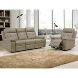 Kingsman 3+2+1 Seater Electric Recliner Sofa Genuine Leather Home Theater Lounge - Front View