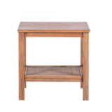 Jasmine Coffee Side Table Laptop Desk Bedside Sofa End Tables Mindi Wood - Brown