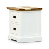 Orville Bedside Tables Drawers Storage Cabinet Shelf Side End Table - MultiColor - Low Angle