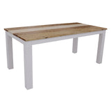 Orville Dining Table 180cm Solid Acacia Wood Home Dinner Furniture - Multi Color - Rear View