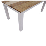 Orville Dining Table 180cm Solid Acacia Wood Home Dinner Furniture - Multi Color - Close-Up Angle