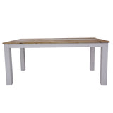 Orville Dining Table 200cm Solid Acacia Wood Home Dinner Furniture - Multi Color - Front View