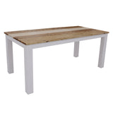 Orville Dining Table 200cm Solid Acacia Wood Home Dinner Furniture - Multi Color - Close-Up Angle