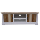 Orville ETU Entertainment TV Unit 180cm 2 Door Solid Acacia Timber - Multi Color