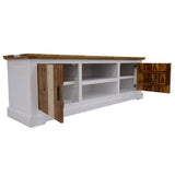 Orville ETU Entertainment TV Unit 180cm 2 Door Solid Acacia Timber - Multi Color - Close-Up Angle