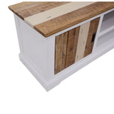 Orville ETU Entertainment TV Unit 180cm 2 Door Solid Acacia Timber - Multi Color - Low Angle