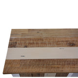 Orville ETU Entertainment TV Unit 214cm 2 Door Solid Acacia Timber - Multi Color - Rear View