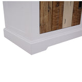 Orville ETU Entertainment TV Unit 214cm 2 Door Solid Acacia Timber - Multi Color - Close-Up Angle
