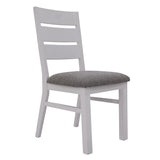 Orville 5pc Dining Set 1.8m Table 3 Chair 1.5m Bench Solid Timber - Multi Color - 45-Degree Angle