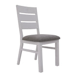 Orville 7pc Dining Set 180cm Table 6 Chair Solid Acacia Wood Timber -Multi Color - 45-Degree Angle