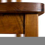 Teasel 7pc Dining Set 180cm Table 6 Chair Solid Pine Wood Timber - Rustic Oak - 45-Degree Angle