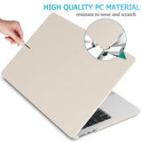 15 inch Air 2023 MacBook Air Matte Case  A2941 M2 Chip Hard Shell Case Keyboard Cover Grey - Top-Down View