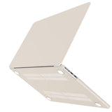 15 inch Air 2023 MacBook Air Matte Case  A2941 M2 Chip Hard Shell Case Keyboard Cover Grey - Close-Up Angle