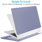 15 inch Air 2023 MacBook Air Matte Case  A2941 M2 Chip Hard Shell Case Keyboard Cover - Side View