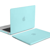 15 inch Air 2023 MacBook Air Matte Case  A2941 M2 Chip Hard Shell Case Keyboard Cover Sky Blue - 45-Degree Angle