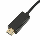 1.8m DisplayPort Display Port DP Gold to HDMI Male Video Audio Converter Cable - 45-Degree Angle
