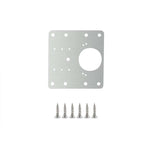 Heavy-Duty Stainless Steel Hinge Repair Bracket Kit with Screws  1 Piece for Furniture Restoration