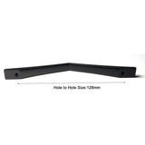 128MM Black Zinc Alloy Kitchen Nickel Door Cabinet Drawer Handle Pulls - Side View