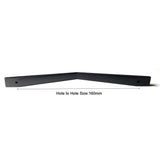 160MM Black Zinc Alloy Kitchen Nickel Door Cabinet Drawer Handle Pulls - Side View