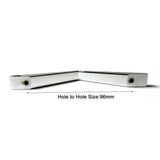 96MM Silver Zinc Alloy Kitchen Nickel Door Cabinet Drawer Handle Pulls
