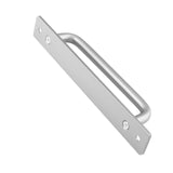Barn Door Handle Sliding Pull Cabinet Door Handles Drawer knobs Kitchen Handles Silver - Front View