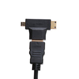 2in1 Mini HDMI Micro HDMI Male to HDMI Female Adapter Converter 1080P - Side View