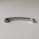 Brushed Nickel Kitchen Door Cabinet Drawer Handle Pulls 128MM - Side View