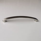 Brushed Nickel Kitchen Door Cabinet Drawer Handle Pulls 160MM - Front View