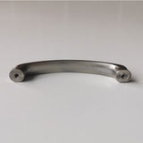 Brushed Nickel Kitchen Door Cabinet Drawer Handle Pulls 96MM - Side View