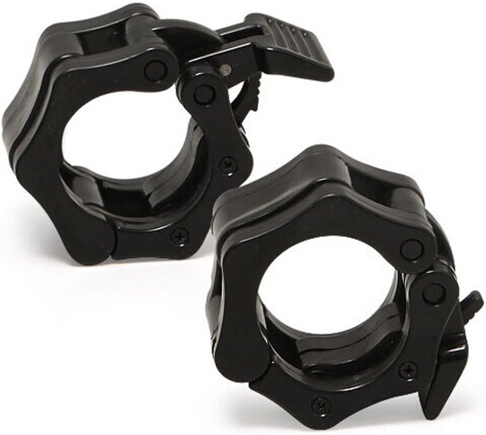 2-Pack Quick Release Barbell Collars for 1 Dumbbells and Weight Plates – Durable Clamps for Enhanced Fitness Training