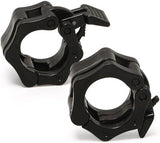 2-Pack Quick Release Barbell Collars for 1 Dumbbells and Weight Plates – Durable Clamps for Enhanced Fitness Training