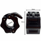 2-Pack Quick Release Barbell Collars for 1 Dumbbells and Weight Plates  Durable Clamps for Enhanced Fitness Training