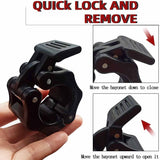 2-Pack Quick Release Barbell Collars for 1 Dumbbells and Weight Plates – Durable Clamps for Enhanced Fitness Training - Side View