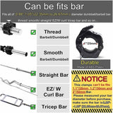 2-Pack Quick Release Barbell Collars for 1 Dumbbells and Weight Plates – Durable Clamps for Enhanced Fitness Training - Top-Down View