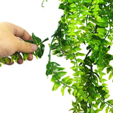 Set of 2 76cm Artificial Eucalyptus Greenery - Faux Plants for Home, Office, and Event Decoration - Top-Down View