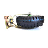 10Inch Swivel Castor Caster Pneumatic Tyres Tyre Wheels Trolley Cart Wheelbarrow - Front View