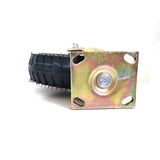 10Inch Swivel Castor Caster Pneumatic Tyres Tyre Wheels Trolley Cart Wheelbarrow - Side View